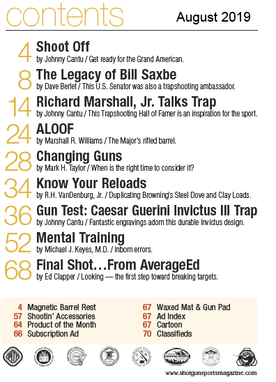 August 2019 Back Issue