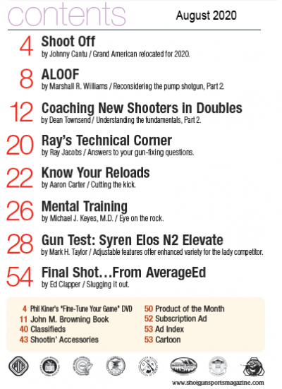 August 2020 Back Issue