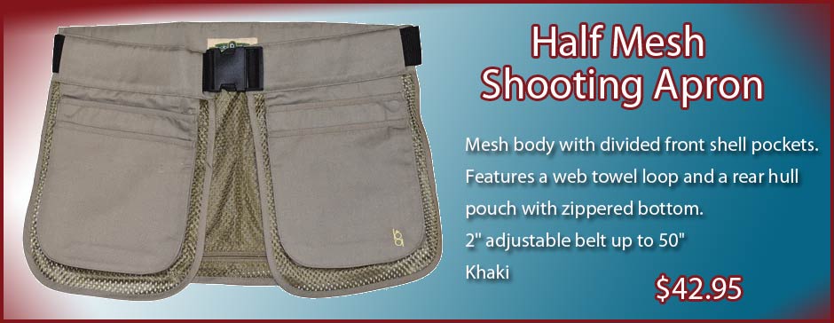 Half mesh apron
