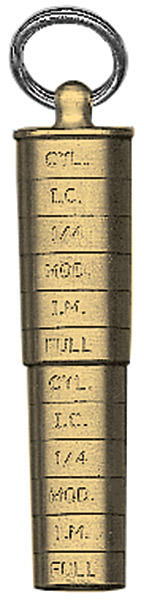 Key Ring Choke Gauge