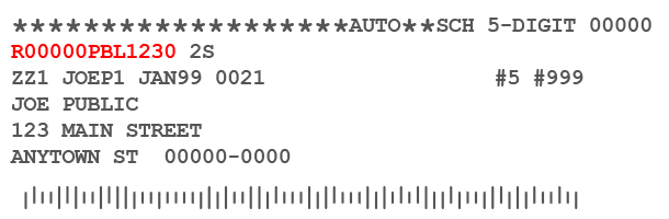 mailing_label Mailing label