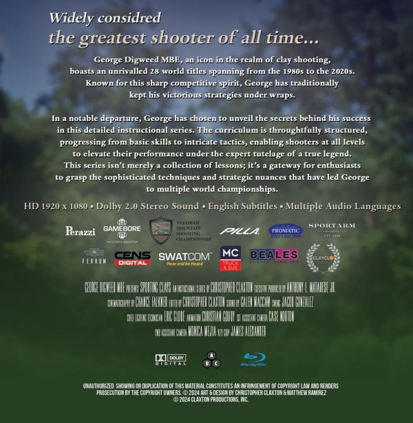 George Digweed Sporting Clays Foundation and Advanced DVD set